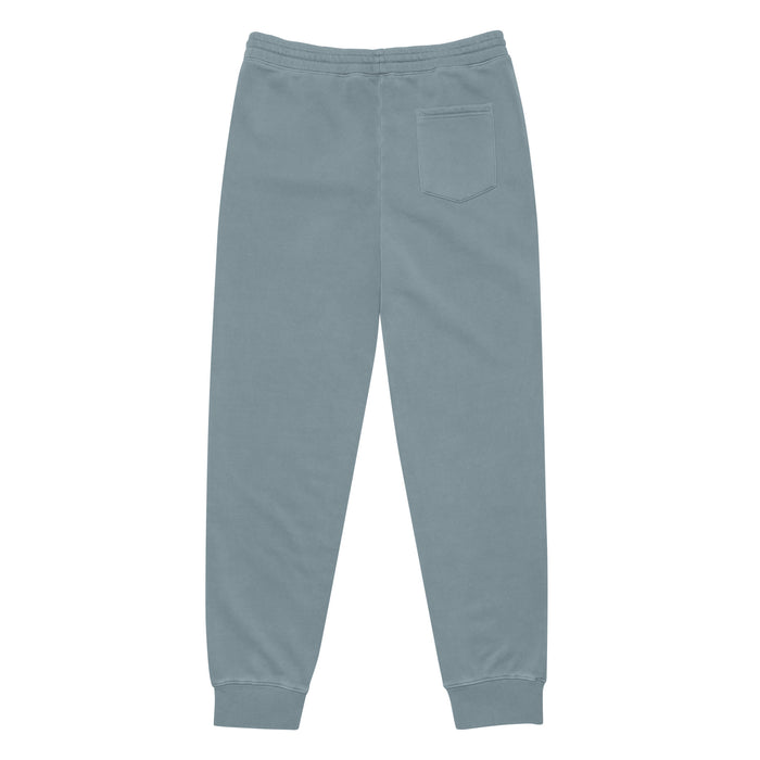 Women's Pigment-Dyed Slate Blue Sweatpants - Focus On What Is Right
