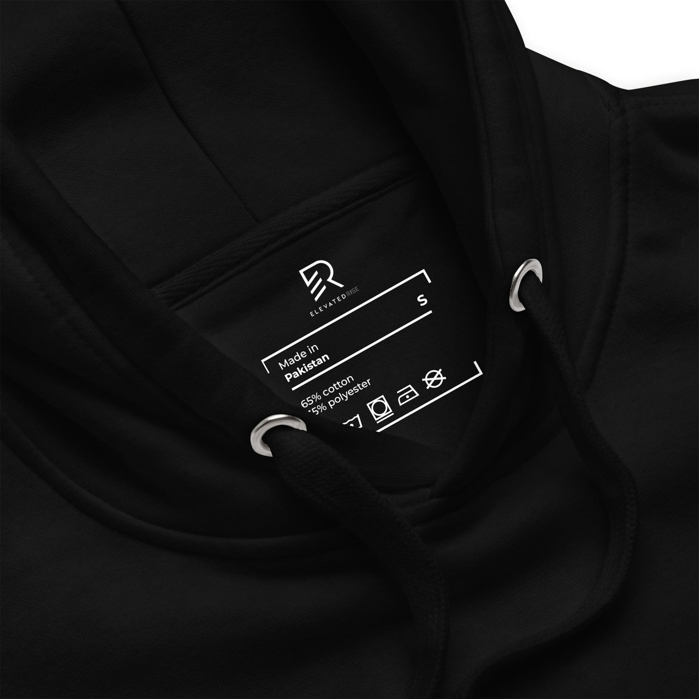 Men's Black Hoodie - Laser-Like Focus