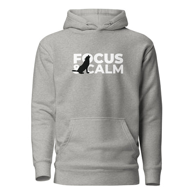 Men's Carbon Grey Hoodie - Focus and Calm