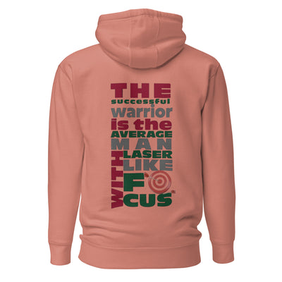 Men's Pink Hoodie - Laser-Like Focus