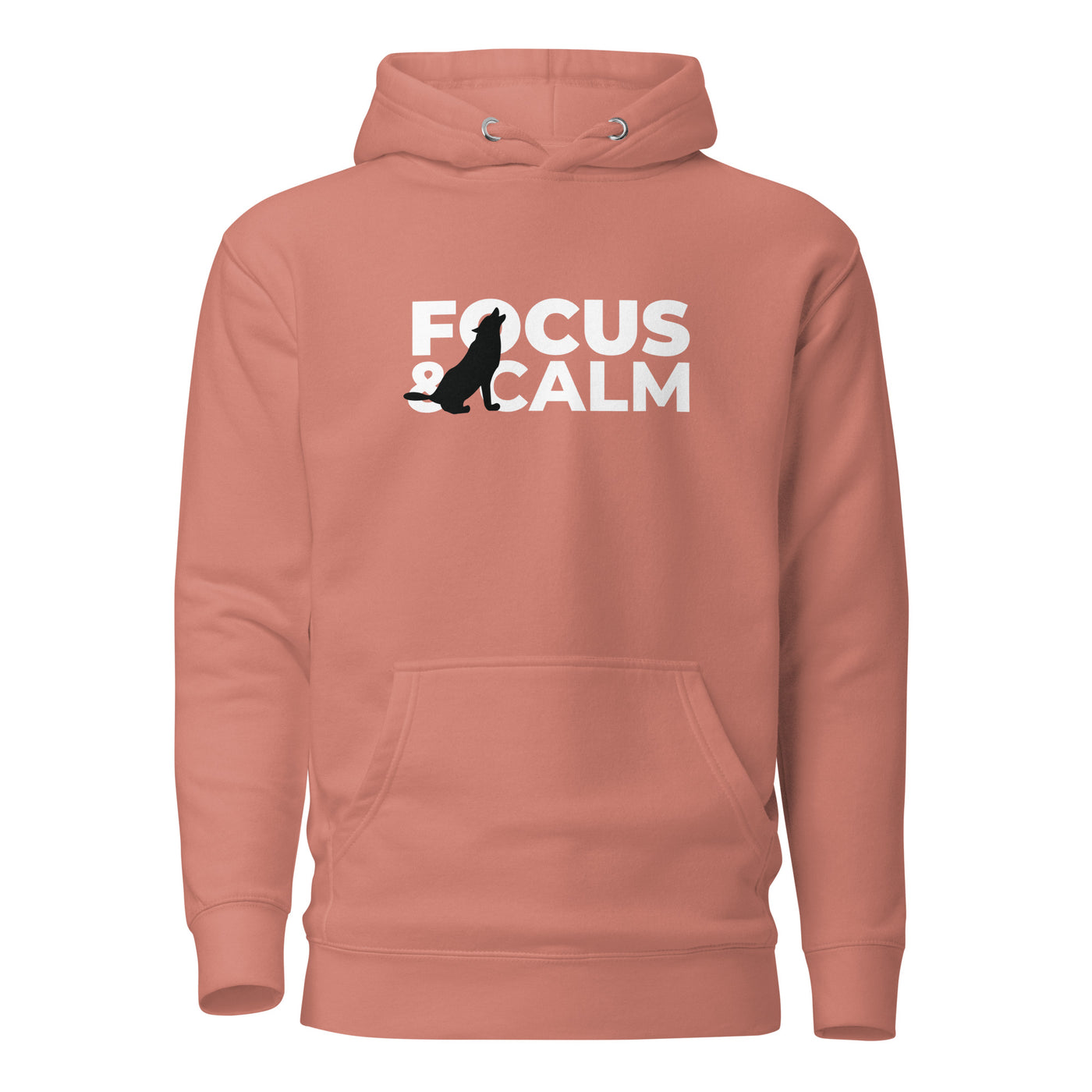 Men's Pink Hoodie - Focus and Calm