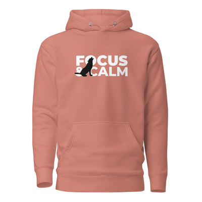 Men's Pink Hoodie - Focus and Calm