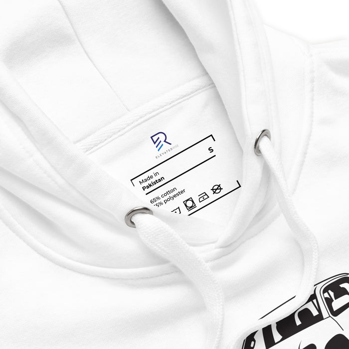 Men’s White Hoodie - Focus Your Life