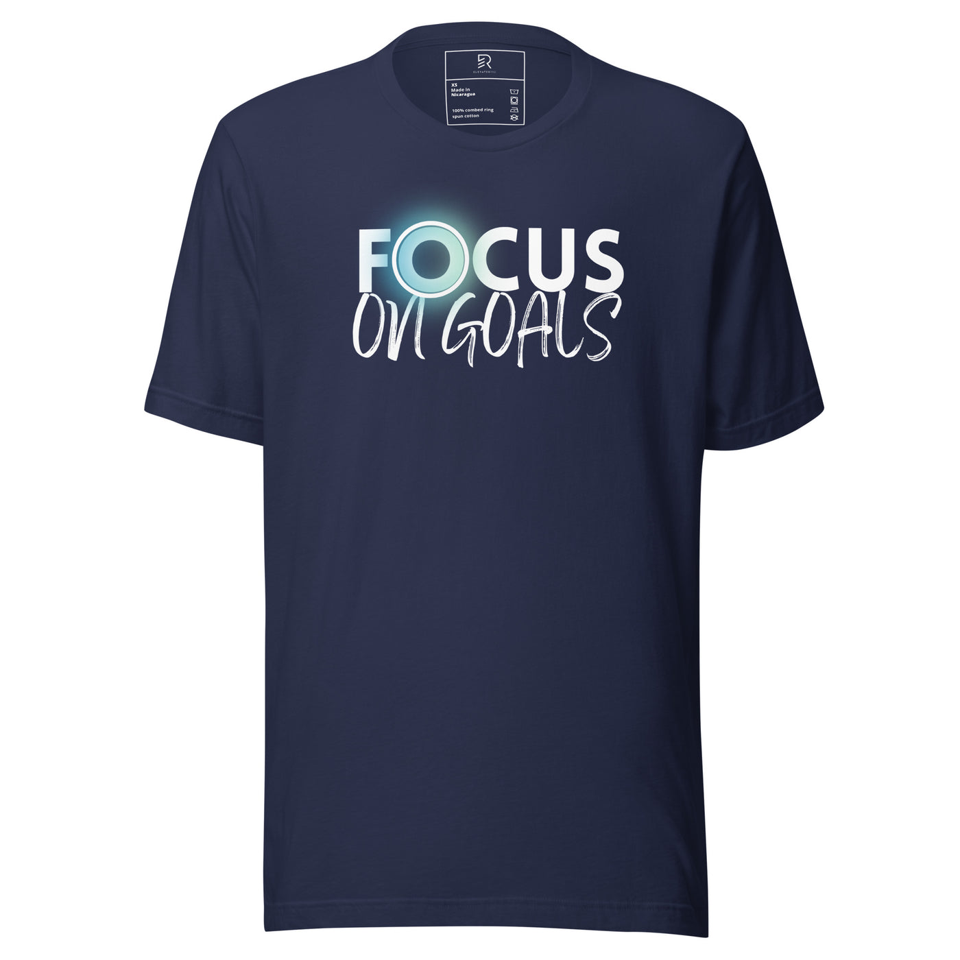 Men's Navy Staple T-Shirt - Focus On Goals