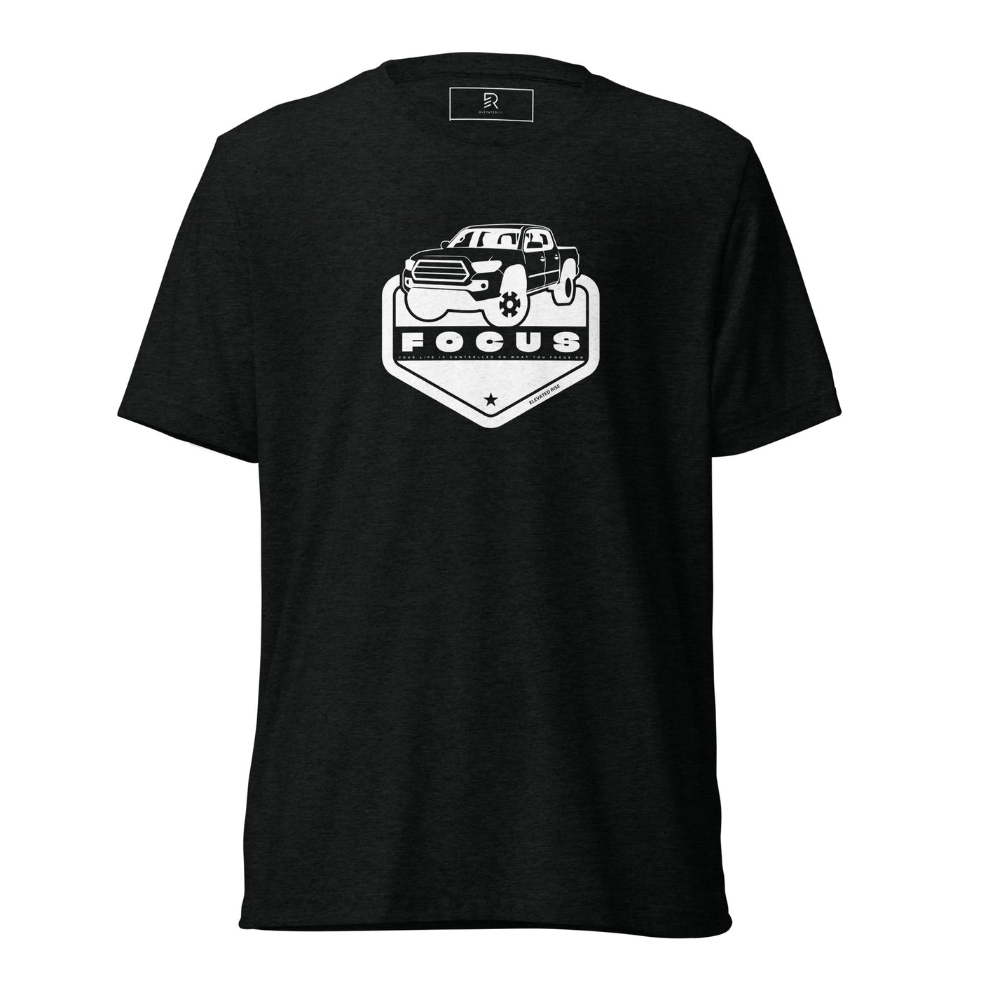 Women's Black Tri-Blend T-Shirt - Focus On