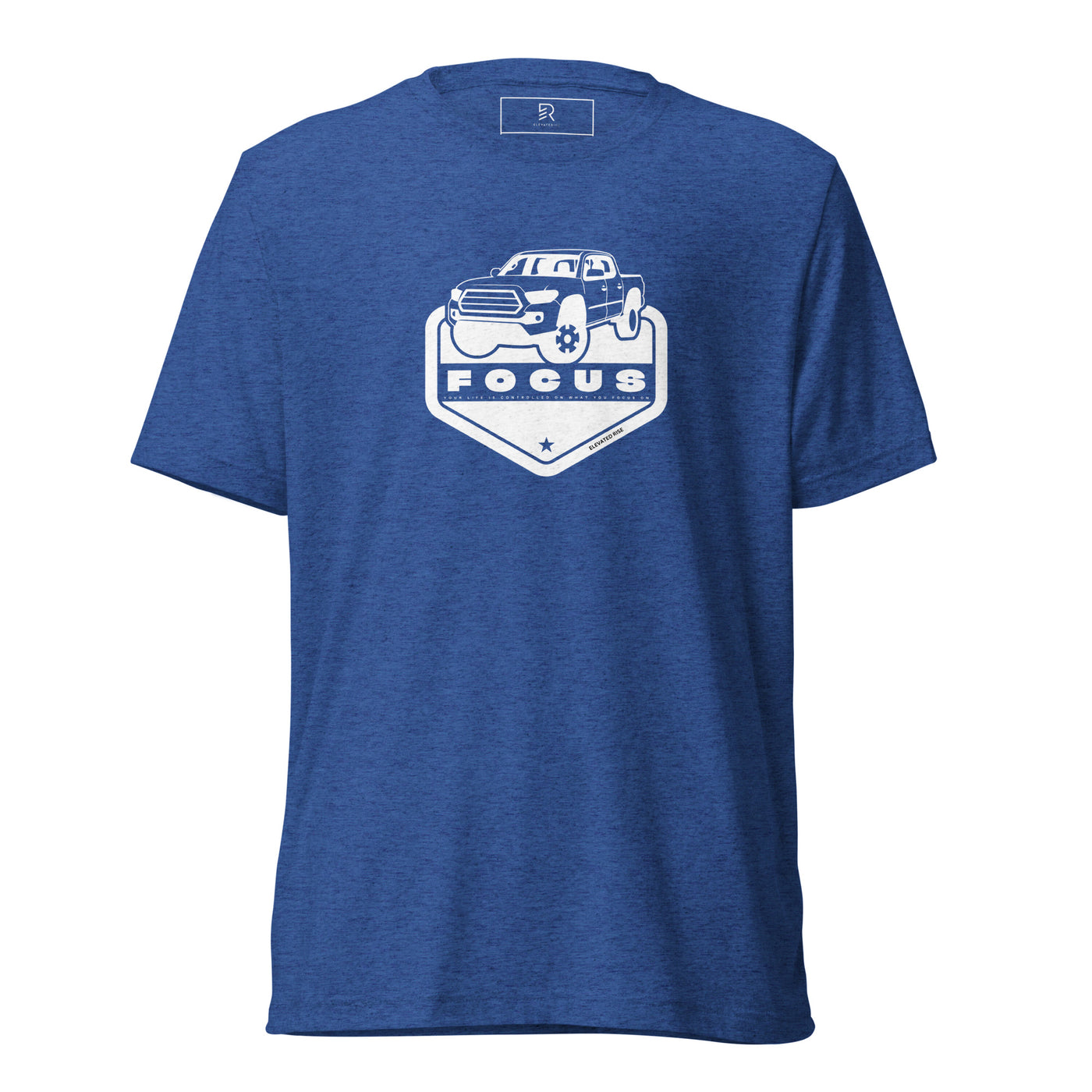 Women's True Royal Tri-Blend T-Shirt - Focus On
