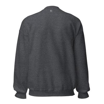 Women's Crew Neck Dark Gray Sweatshirt - Be Focused Proverbs 4:25