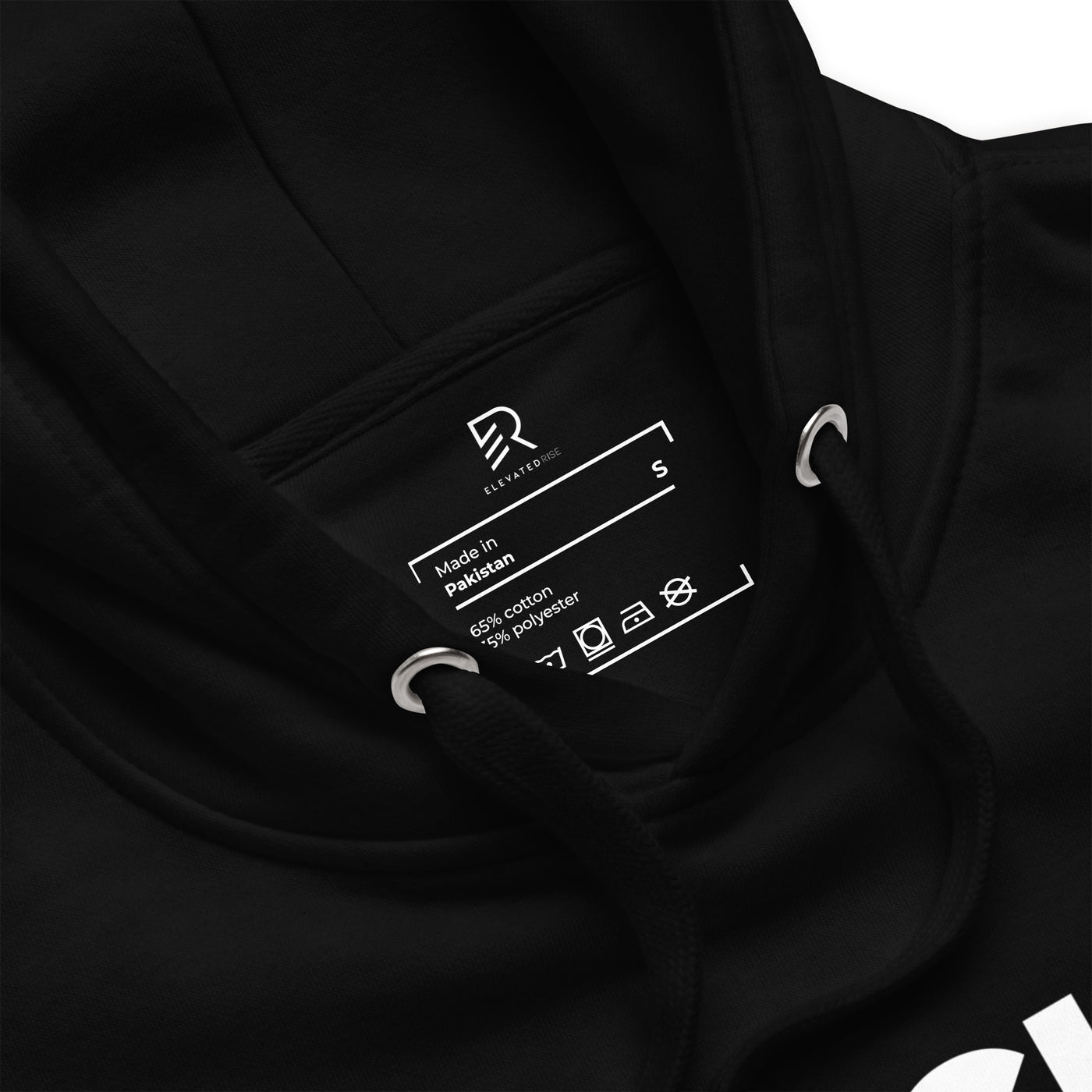 Women's Black Hoodie - Focus and Calm