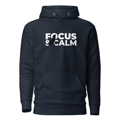 Women's Navy Hoodie - Focus and Calm