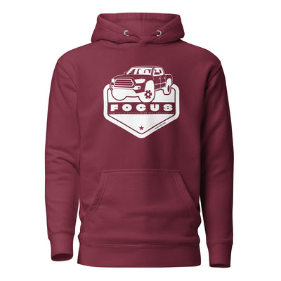 Women’s Maroon Hoodie - Focus Your Life