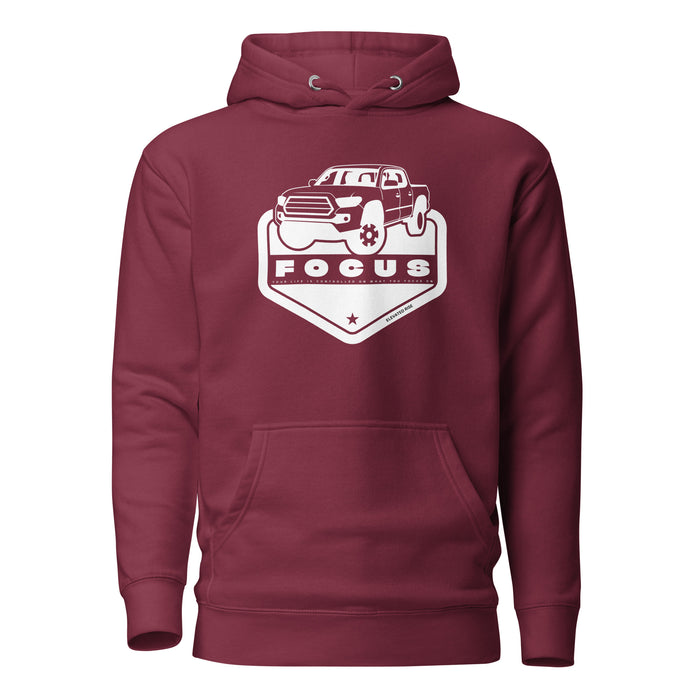 Women’s Maroon Hoodie - Focus Your Life