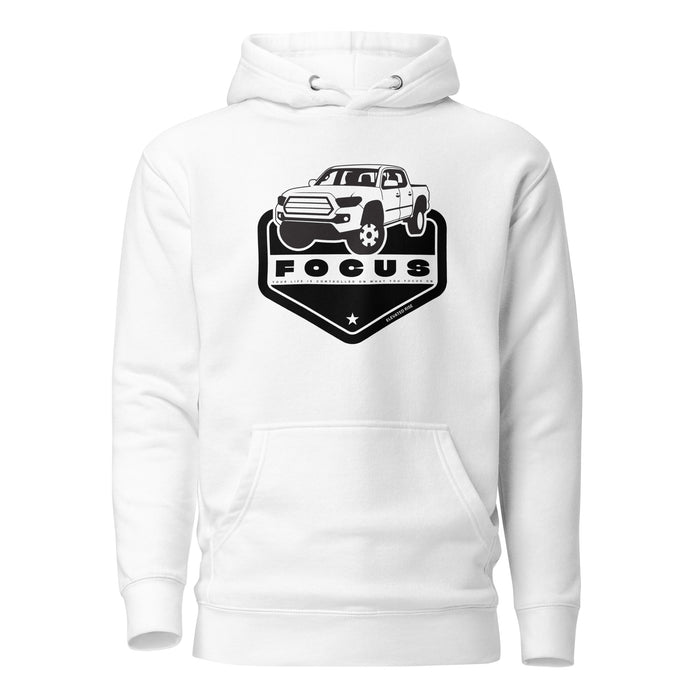 Women’s White Hoodie - Focus Your Life