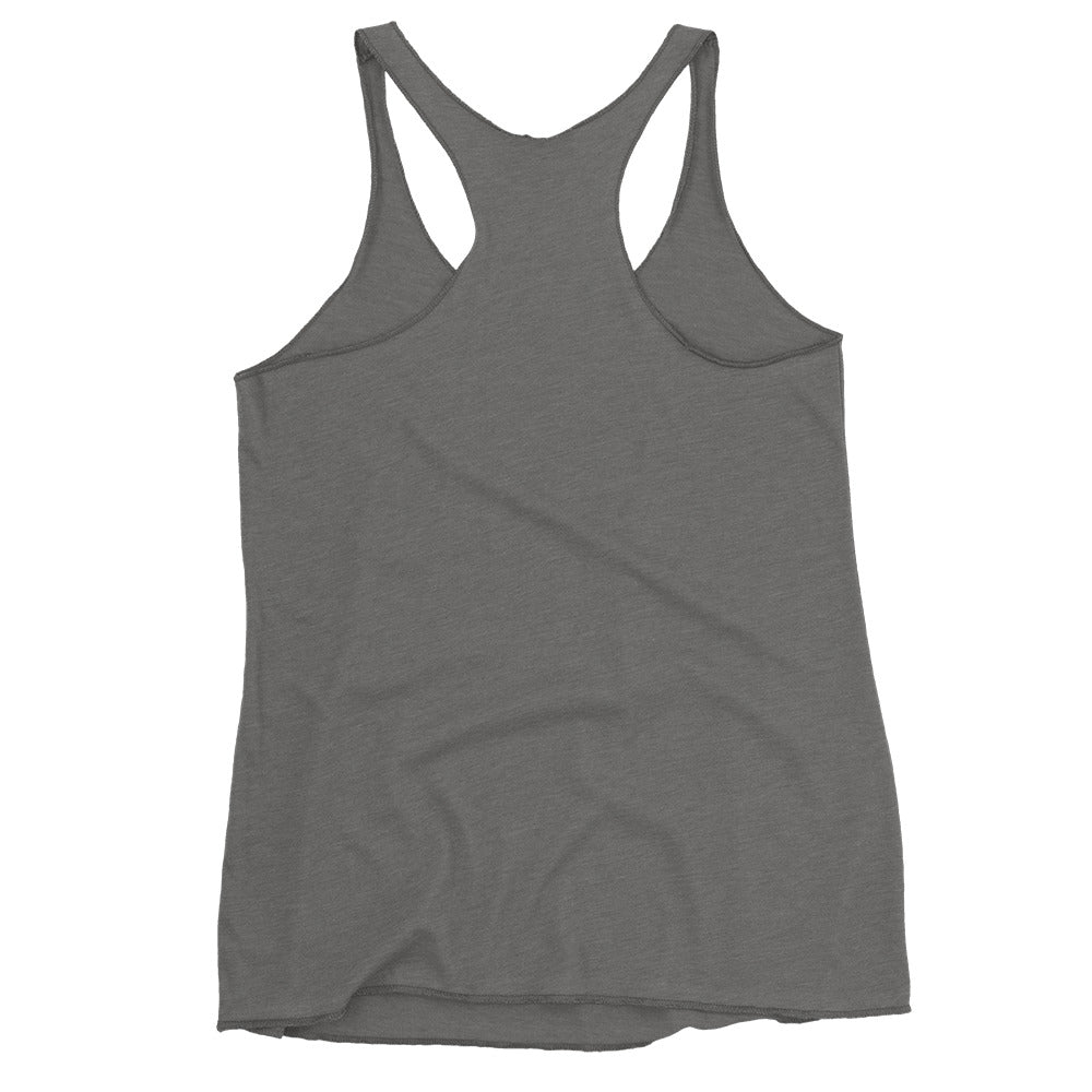 Women's Racerback Heather Tank Top - Get Focused