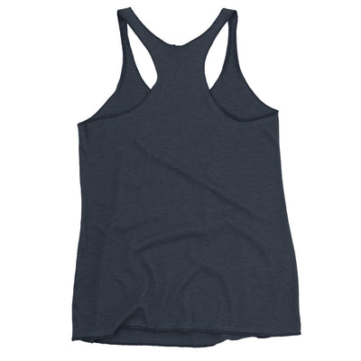 Women's Racerback Navy Tank Top - Get Focused