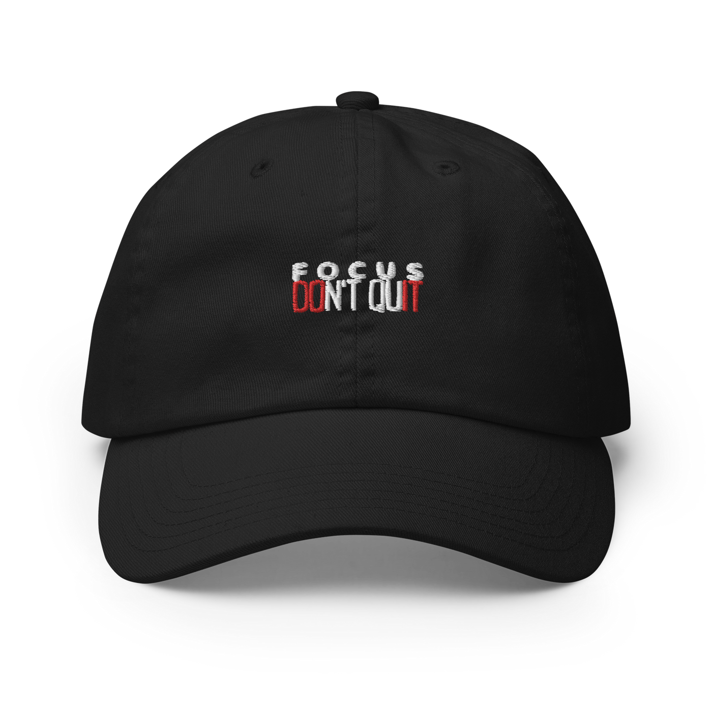 Champion Black Cap - Focus Don't Quit