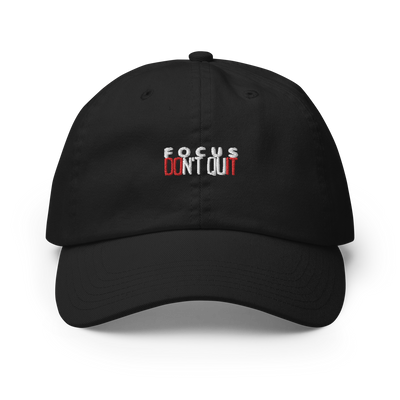 Champion Black Cap - Focus Don't Quit