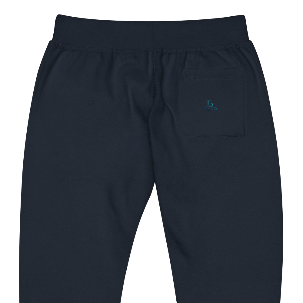 Men's Navy Blazer Fleece Sweatpants - Focus On Your Goals