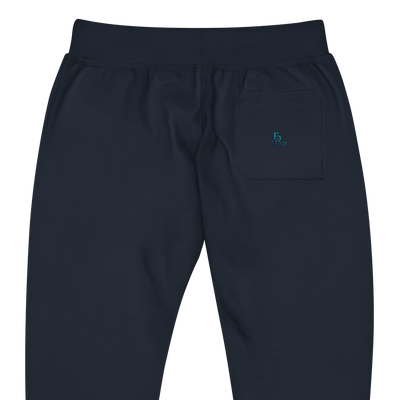 Men's Navy Blazer Fleece Sweatpants - Focus On Your Goals
