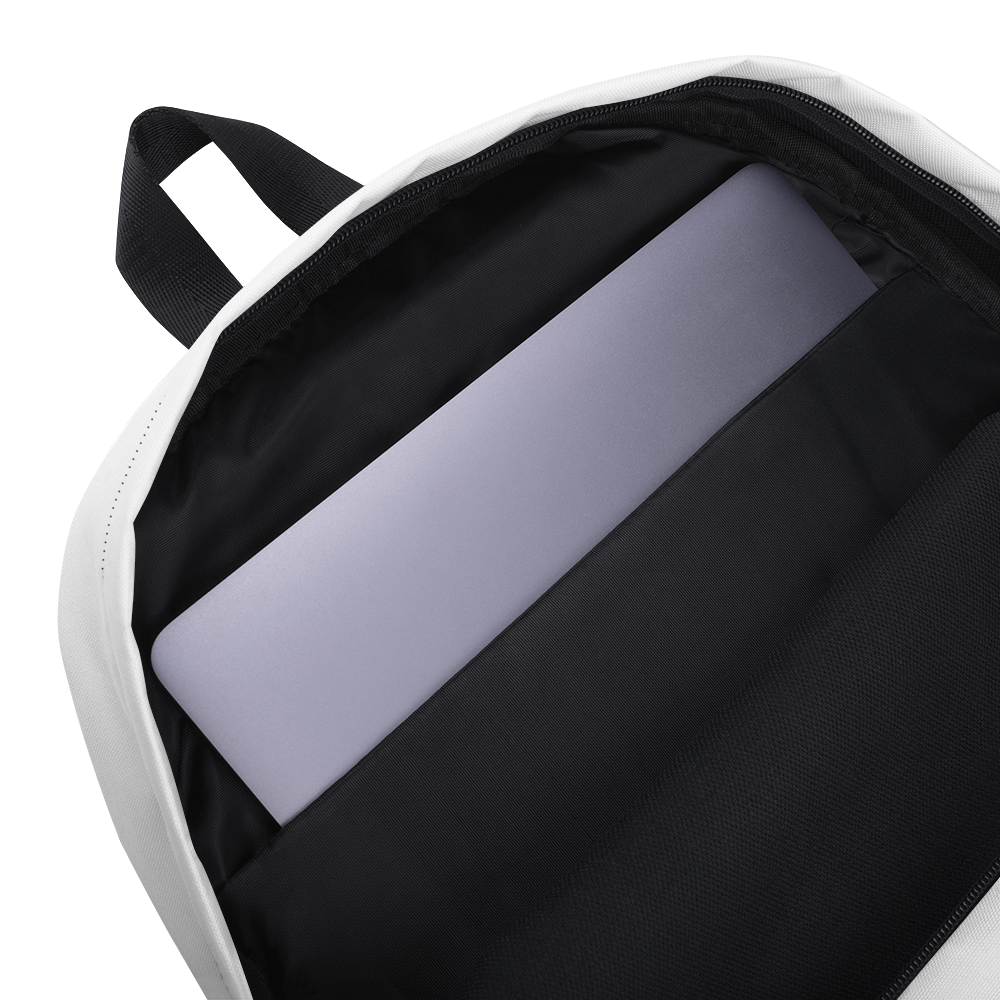 White Backpack - Focus Don't Quit